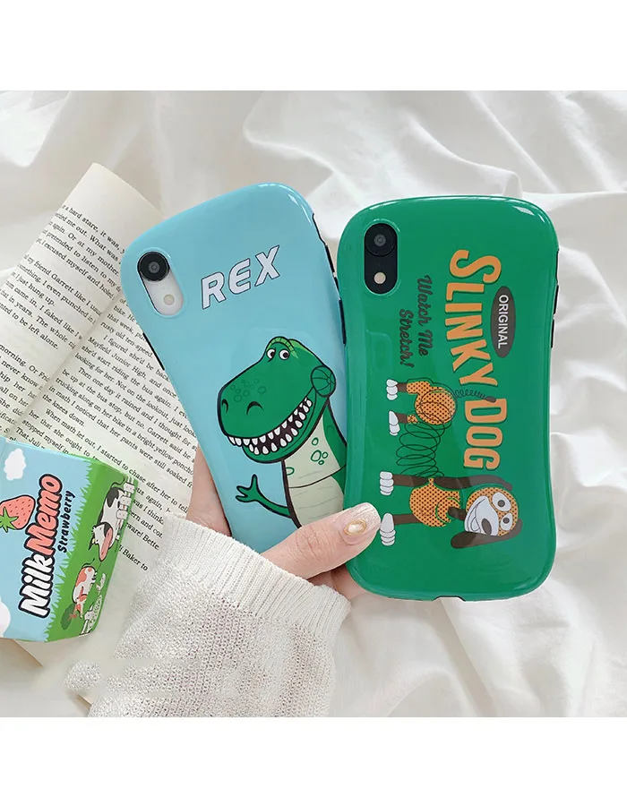 GlamPhoneCase чехол для телефона с рисунком динозавра собаки iPhone X XS Max XR Мягкий