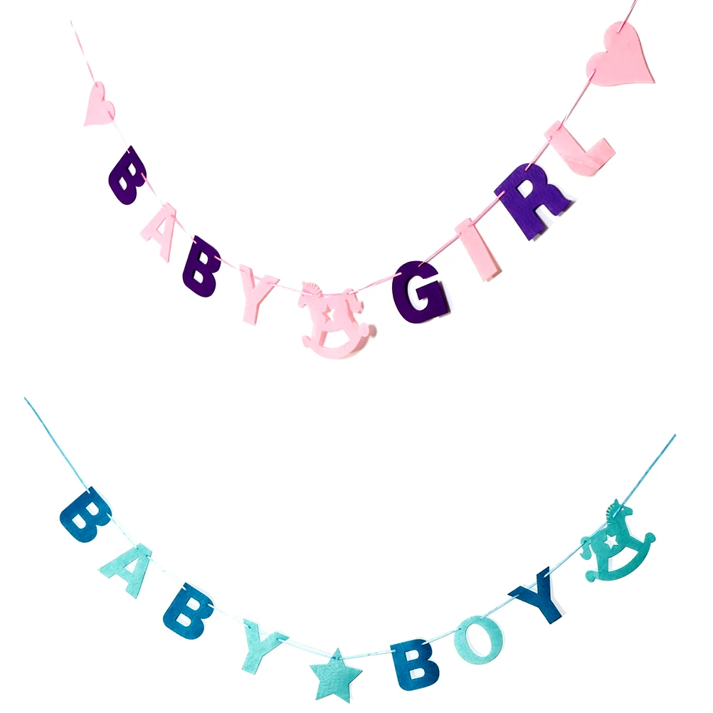 3M Baby Shower для маленьких мальчиков и девочек баннеры вечерние декорация с
