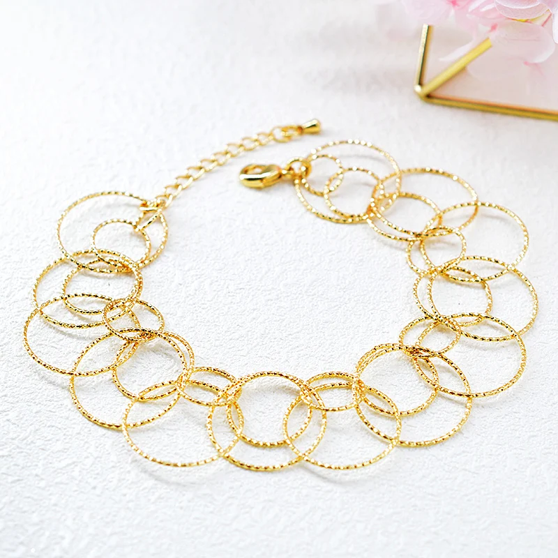 Sunny Jewelry Classic Collar Sets Fashion Necklaces Bracelet Set For Women Round Circle Wedding Engagement | Украшения и