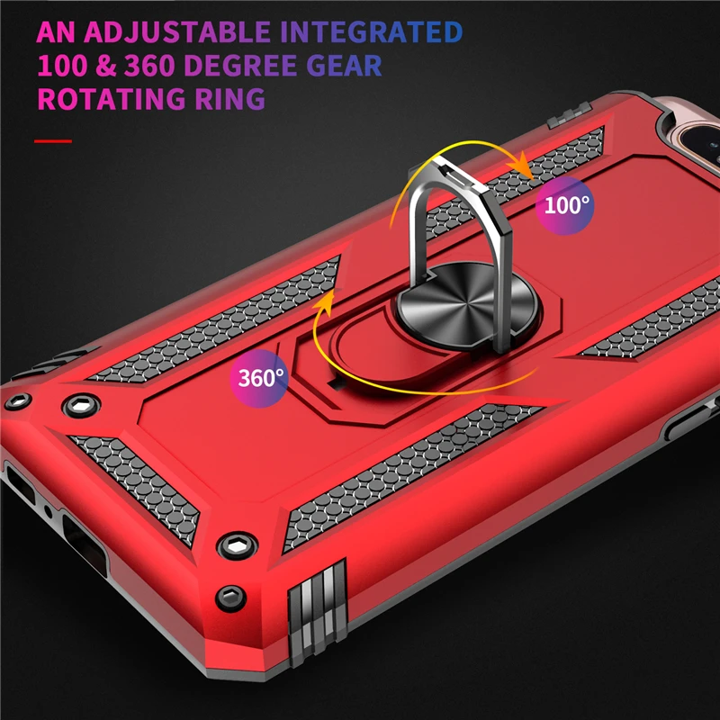 Сверхмощный автомобильный Магнитный бронированный чехол для Samsung Galaxy A80 A90