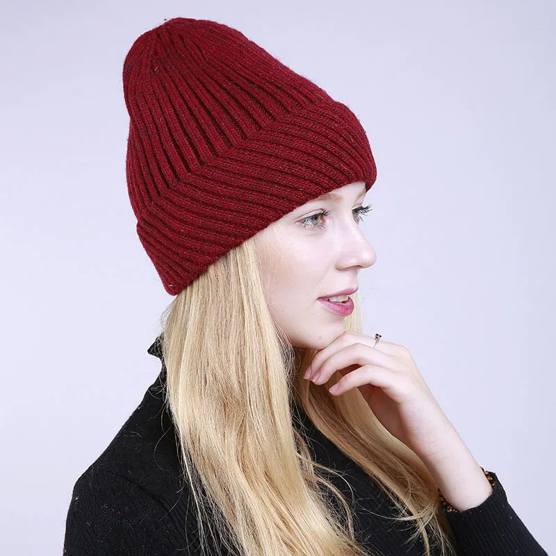 Женских Skullies шапочки Шапки зима теплая Шапки модные меховые шапки Рик и Морти известный бренд Элитный бренд кашемировый плед Лыжная маска