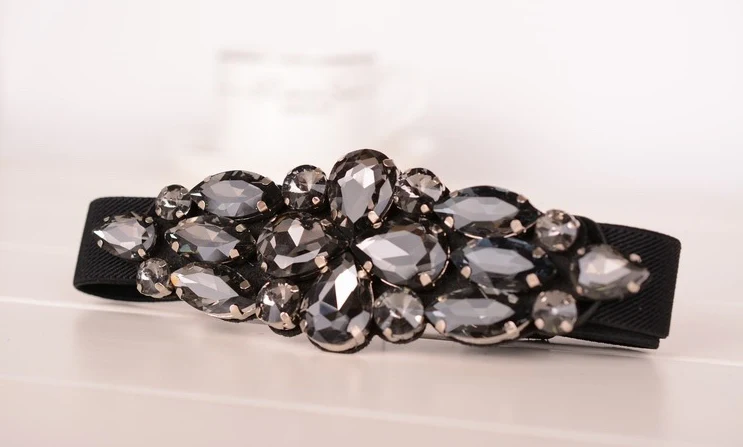 2020 drop shipping New Summer Women's Handmade Quality Elegance Glass Crystal Decorative Girdle Women Belts Dress Accessories