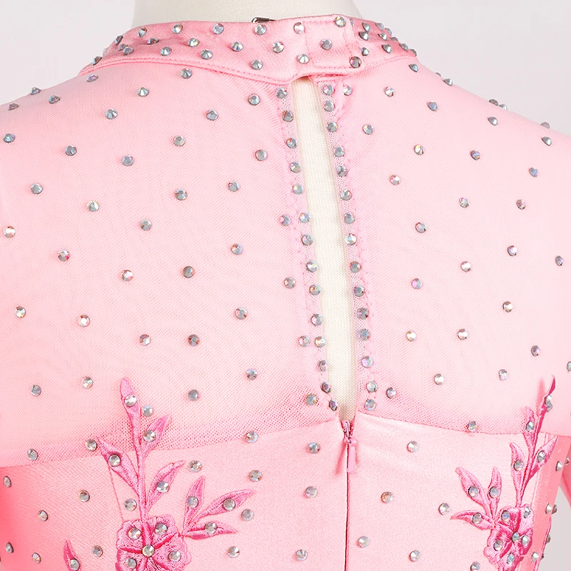 Платье для Бальных соревнований новый стиль высокое качество изготовленное на