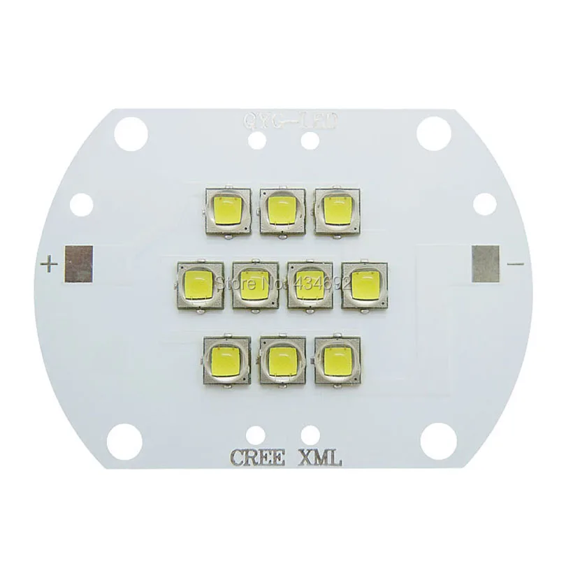 Бесплатная доставка светодиодный PCB плата Cree XML2 100 Вт белый 6000 К 10000LM медная для