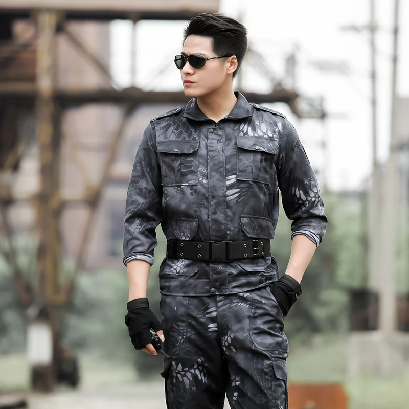 Мужские камуфляжные комплекты армейские мужские тактические военные костюмы