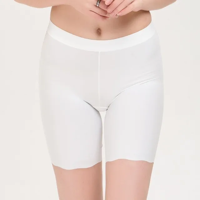 White Lanmaocat бесшовное нижнее белье большого размера 4XL Защитные шорты с логотипом на заказ бесшовные юбки рубашки женские трусики - Цвет: White