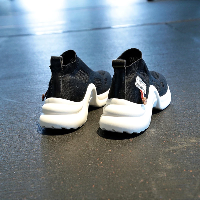 Женские кроссовки для бега красные сетчатые спортзала фитнеса на плоской