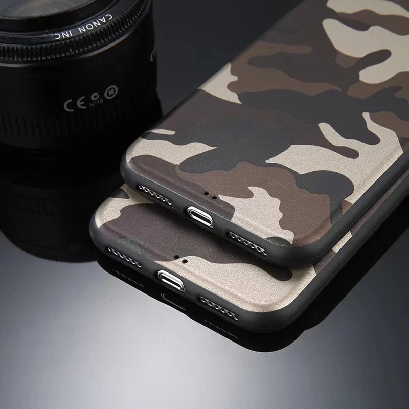 Чехлы для телефонов iPhone 7 8 Plus 6 6S X 10 ArmyGreen кожаный мягкий термополиуретановый