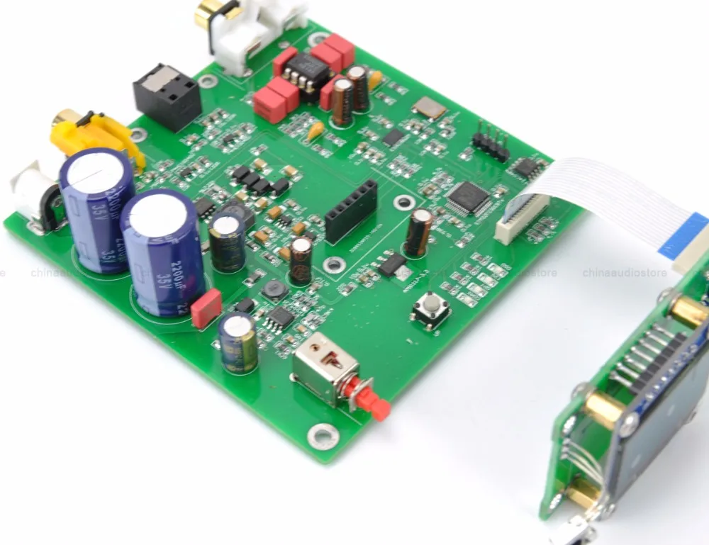 ES9038 ES9038Q2M ЦАП XMOS XU208 DSD компакт-диск DAC плеер DAC мод оптический коаксиальный IIS ies вход, DAC, ЖК-дисплей+ пульт дистанционного управления