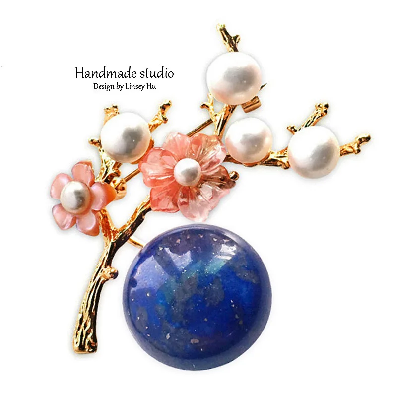 Женская Брошь в виде розового цветка CCijiNG Золотая брошь форме аллая на булавке