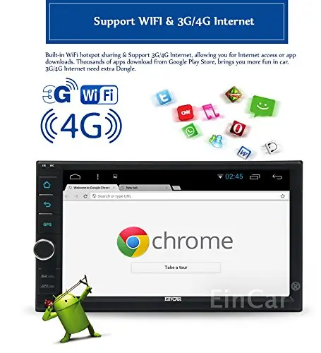 Android 5 1 автомобильный dvd мультимедийный сенсорный экран два 2 Din gps навигация