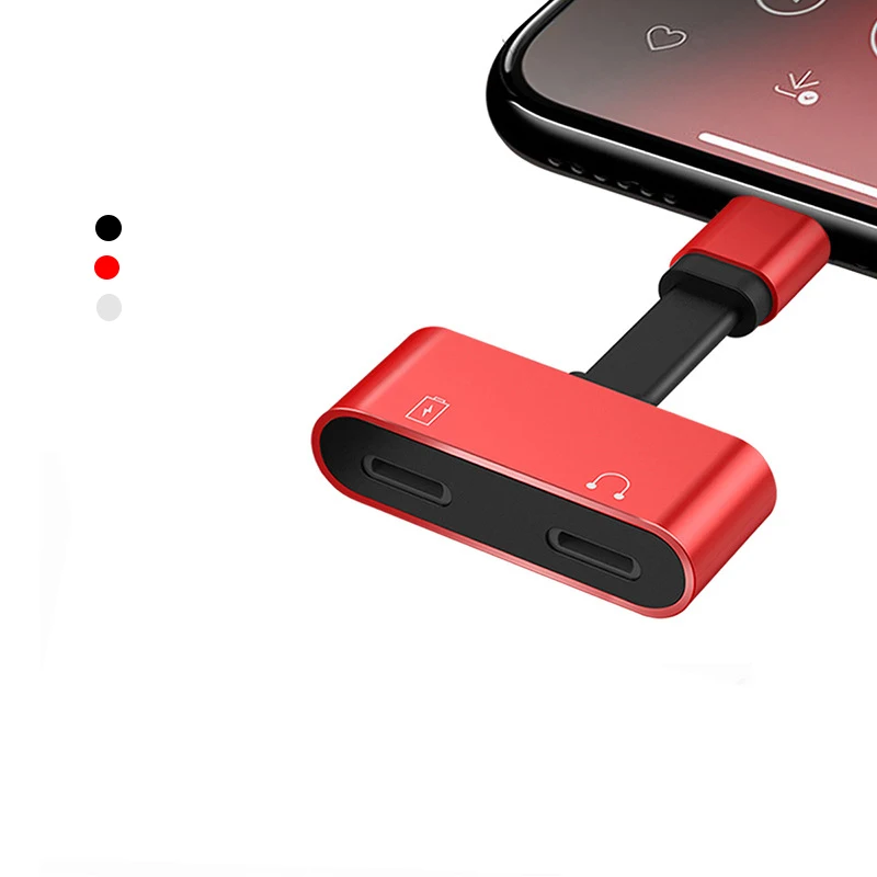 Адаптер для iPhone X 8 7 Plus переходник для наушников аудио разветвитель AUX разъем Adattatore аксессуары для телефонов Adaptador