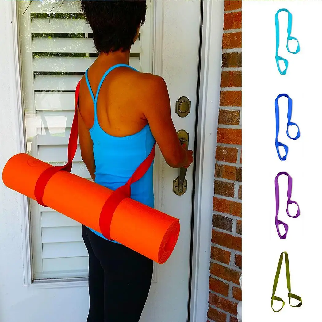 Коврик для йоги Эластичный регулируемый Перевозчик плечевой ремень йоги|Пояса