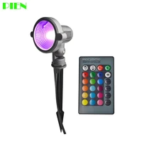 12v 220v 10w led garden light spot outdoor lighting rgb lawn lampada underwater lights with spike waterproof ip65 free shipping