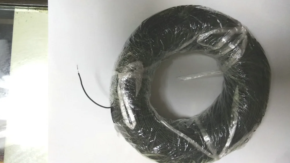 

1 Reel High Voltage silicone line black Wire Cable 305M 3KV DC 28AWG 150 degree centigrade