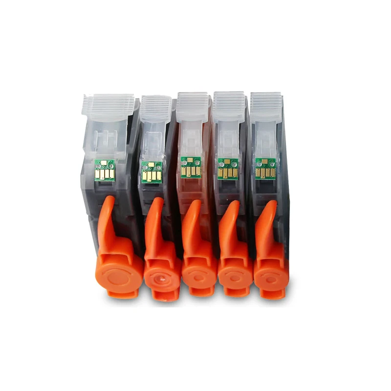 Картриджи pgi-520 PGI 520 BK CLI 521 совместимые с canon PIXMA MP540 MP550 MP560 MP620 MP630 MP640 5 шт. |