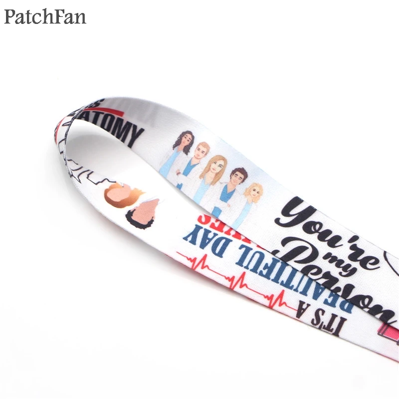 Patchfan сериал Анатомия страсти Брелок Для Ключей Талреп лямки лента шейный ремешок