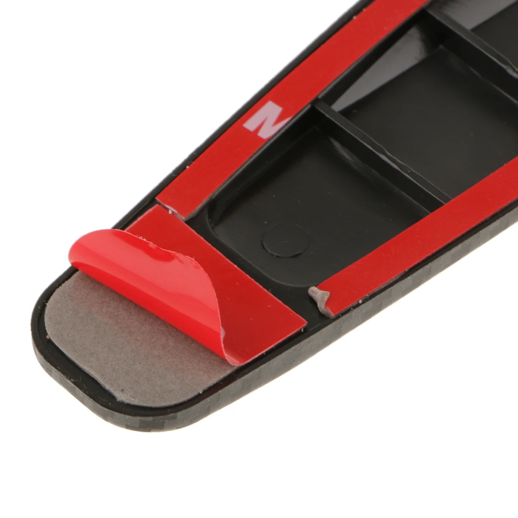 2 шт. автомобильная полоса из углеродного волокна для защиты от столкновений