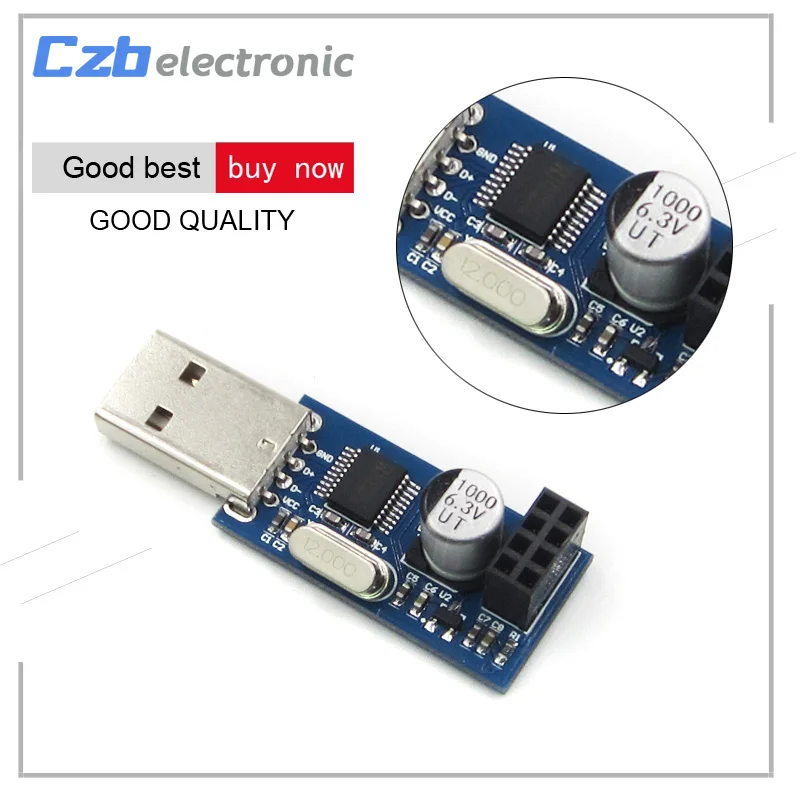 1 шт. CH340 USB к ESP8266 серийный Порты и разъёмы Беспроводной Wi Fi модуль доска
