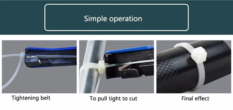 

Tensioning Guns Cutting Tools Plastic Nylon Cable Tie Gun Plastic Tension Tool HS-600A