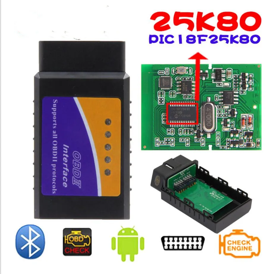Мини ELM327 V1.5 Bluetooth OBD2 сканирующий инструмент BT Super Mini ELM 327 считыватель кодов OBDII