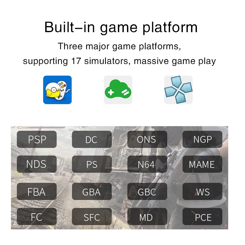 X18 ПК с Android портативная игровая консоль 5,5 дюймовый сенсорный экран MTK8163 четырехъядерный 2G ram 16G rom видео Портативный игровой плеер детский подарок