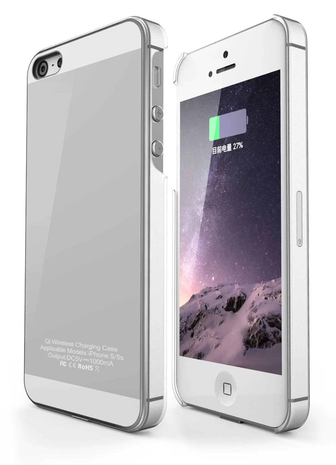 Qi Беспроводное зарядное устройство приемник чехол для iPhone 5 5S SE/6 6s 7 беспроводной зарядный передатчик для iPhone 6 6s 7 Plus чехол для телефона