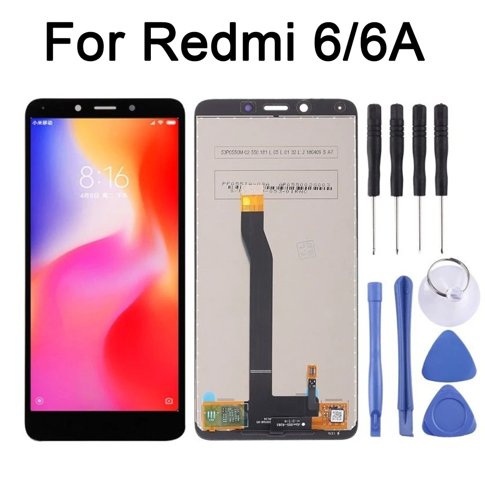 Оригинальный IPS ЖК дисплей для Xiaomi Redmi 6 Pro с сенсорным экраном дигитайзер сборка