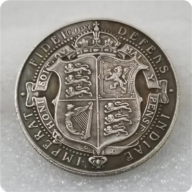 1897 британская Корона Королева Виктория Монета серебряная КОПИЯ БЕСПЛАТНАЯ