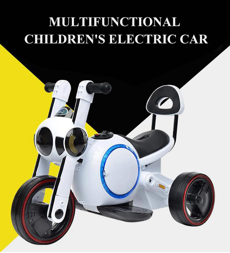 Детский Электрический мотоцикл трехколесный велосипед собака RechargeableToy Детский Электрический мотоцикл ноги ездить на автомобиле