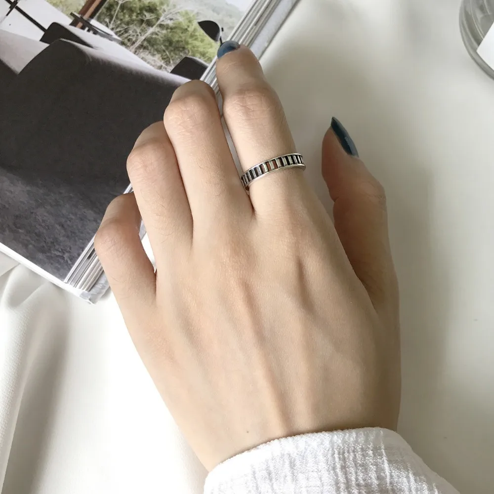 

Amaiyllis 925 Sterling Silver Gold Simple Knuckle Rings Women Single Crescent Moon Delicate DIY Jewelry Silver Ring