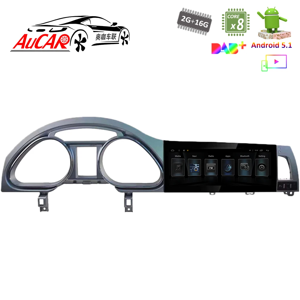 Android 10,2" Автомобильный мультимедийный для Audi Q7 Автомобильный dvd-плеер на основе Android 2005- Восьмиядерный радио с Bluetooth и GPS wifi 4G