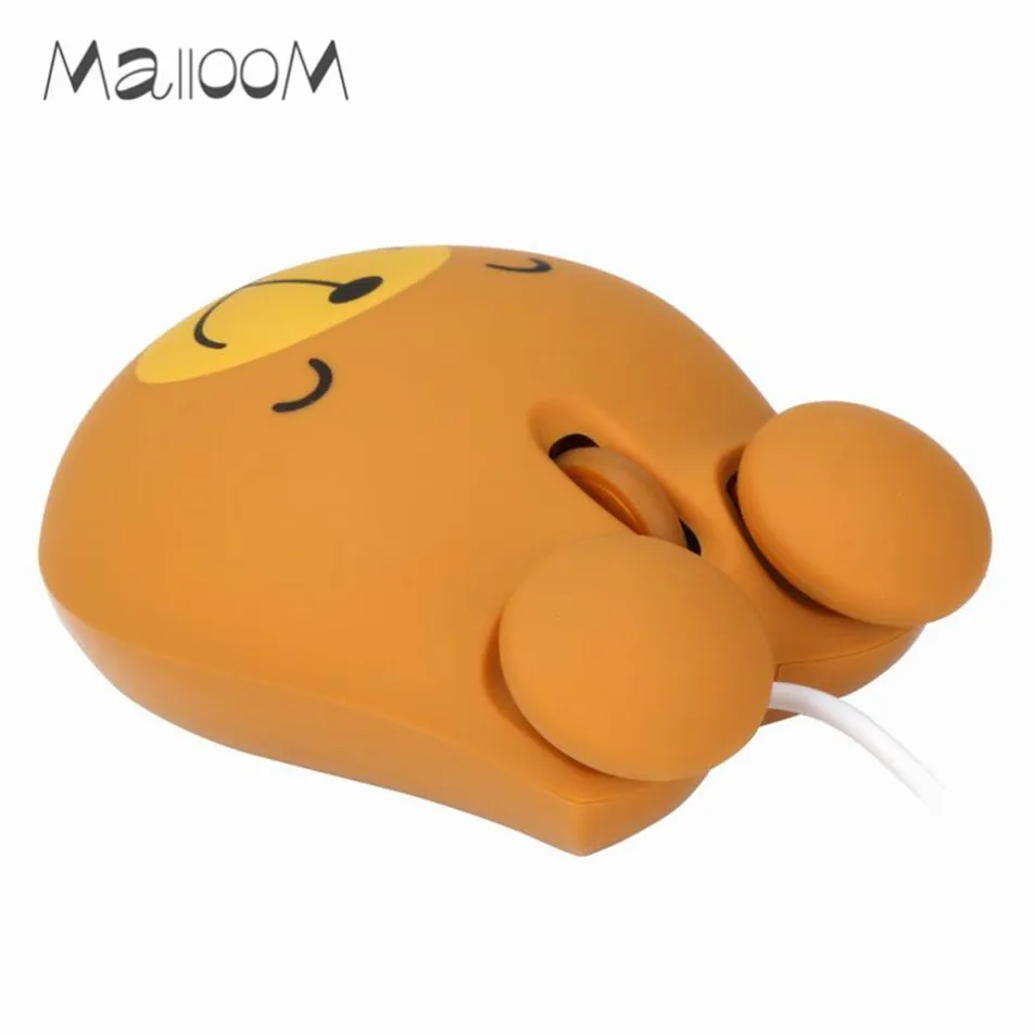Malloom 1200 dpi Проводные оптические Игры мышь милые животные мыши USB мышь геймер для ПК ноутбук мышь дропшиппинг
