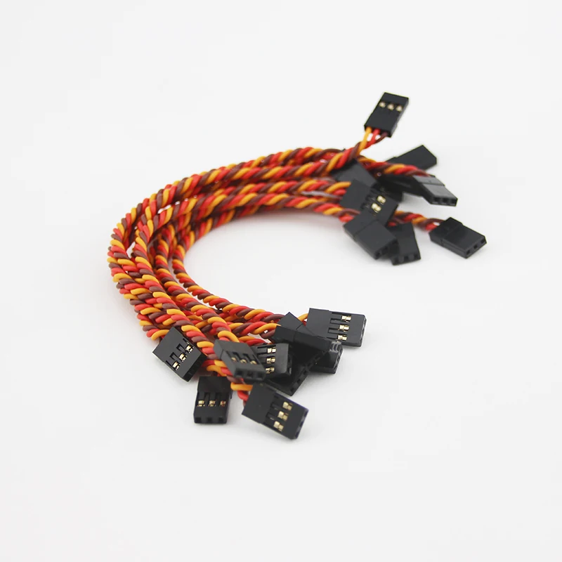 OliYin 10PCS 26# 26AWG 30 Cores Flight Control Connection Cable Male to Servo JR Futaba Twisted 10cm 15cm | Игрушки и хобби