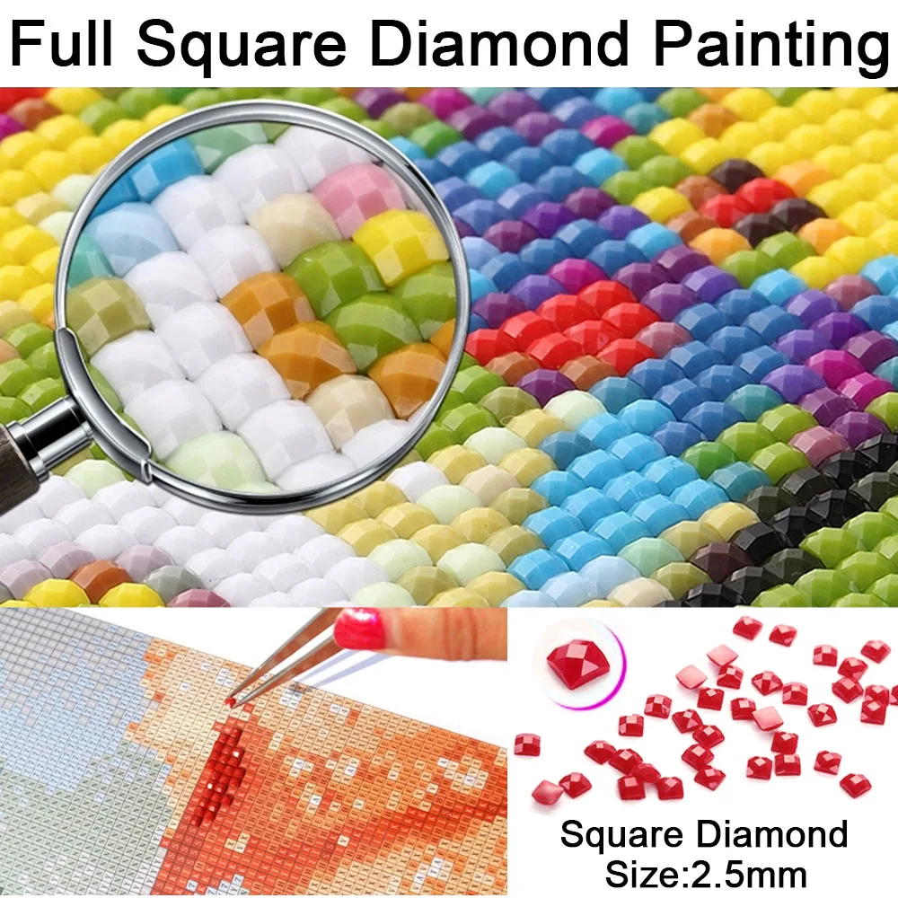 

5D DIY Full Mosaic Diamond Painting Cross Stitch Virgin Mary Religion Embroidery Art Home Living Room Decoration