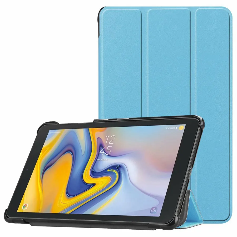 Из искусственной кожи чехол для samsung Galaxy Tab 8,0 SM-T387 Высокое качество раза противоударный чехол для samsung Tab 8,0 корпус+ пленка+ ручка