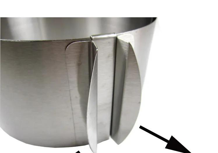 Регулируемое кольцо для Мусса из нержавеющей стали 6 &quot 12&quot форма торта выпечки