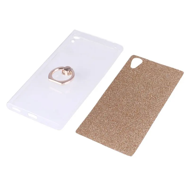 Case With Ring Holder for Sony Xperia XA1 C6 XA Ultra C5 C3 Back Cover Luxury Glitter Shell Gel Capinha Coque Capa Hoesjes Etui |