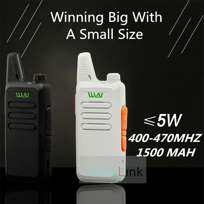 2 шт. WLN KD C1 мини радио 5 Вт иди и болтай Walkie Talkie UHF приемно рации RT22 ZT X6 удобный Ham