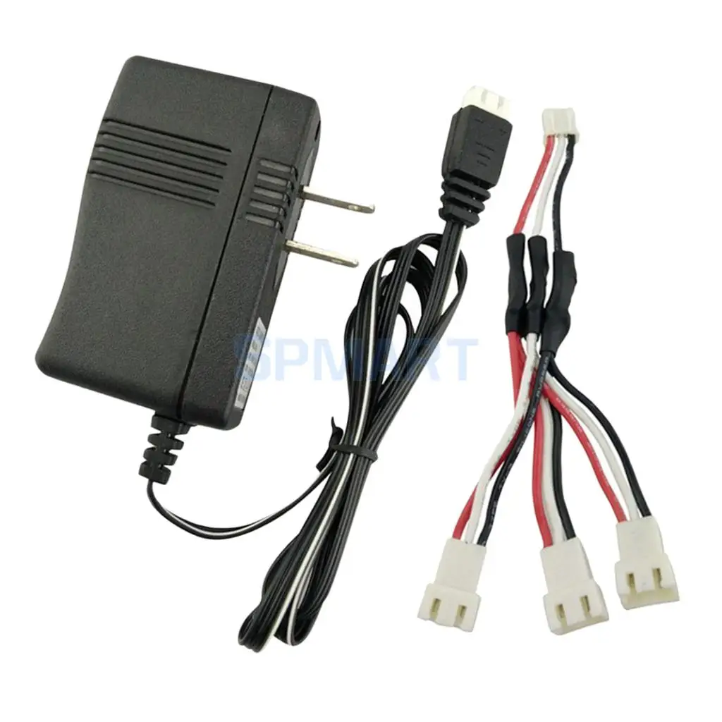 Зарядное устройство US Plug + кабель для зарядки 3 в 1 SYMA X8SW X8SC X8C X8G X8HW X8HC RC Drone|syma battery