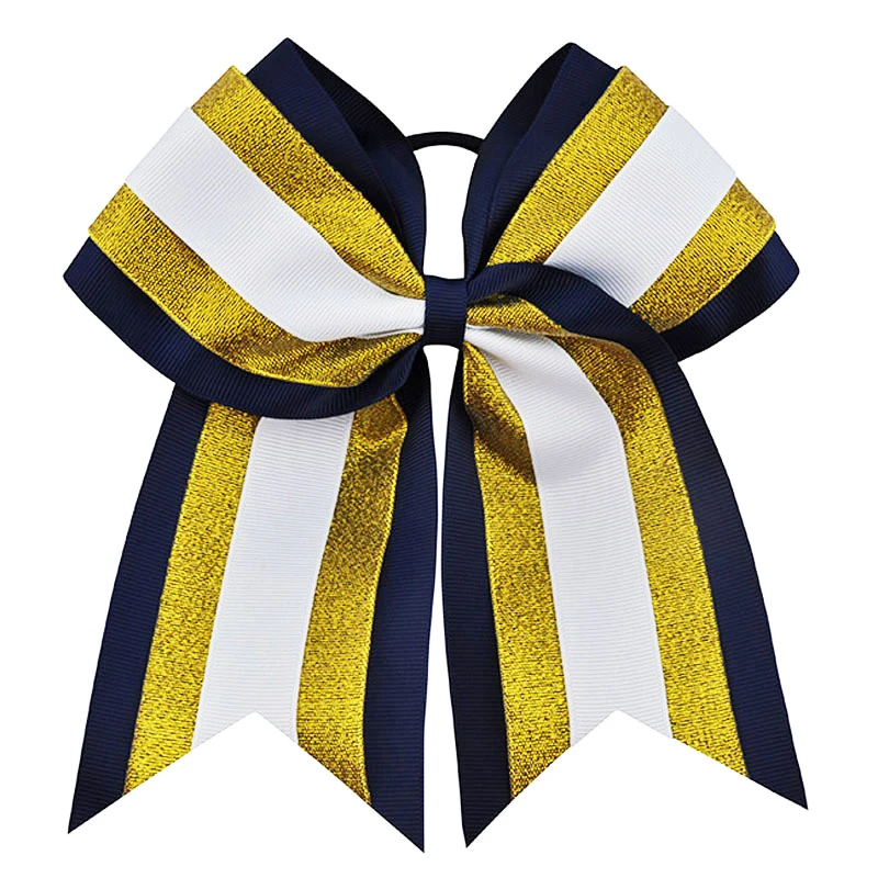 6 шт. 8 дюймовые банты из органзы для волос|cheerleading hair bows|hair bowsorganza accessories |