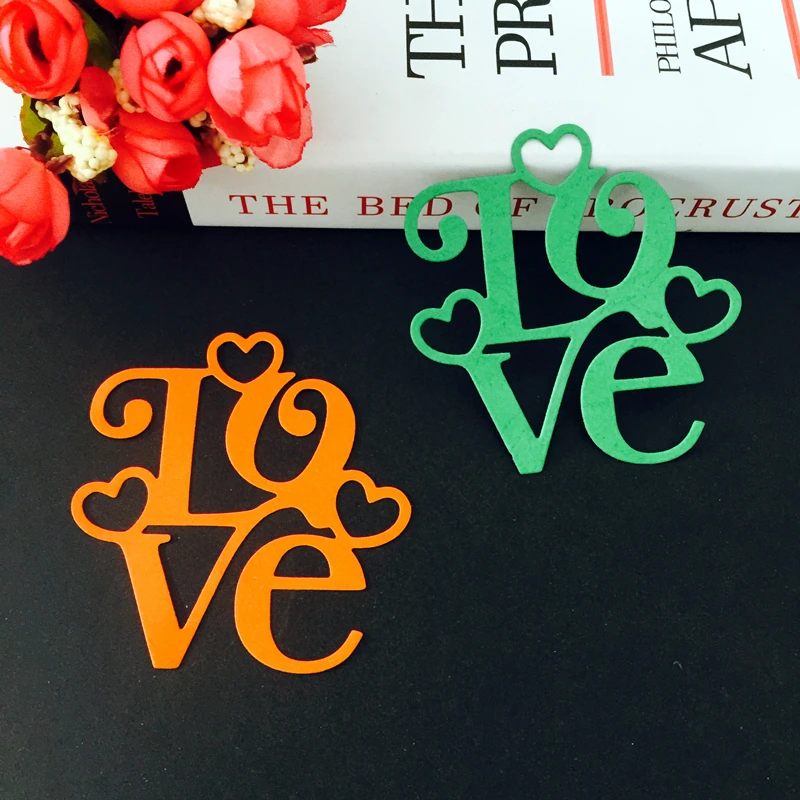 

SCD751 Love Metal Cutting Dies For Scrapbooking Stencils DIY Album Cards Decoration Embossing Folder Die Cuts Tool Template New