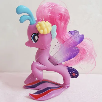 8 My Little Pony пластиковая игрушка Русалка Сумеречная Искорка Радуга Дэш Пинки Пай аниме куклы игрушки для детей подарок - Цвет: 8