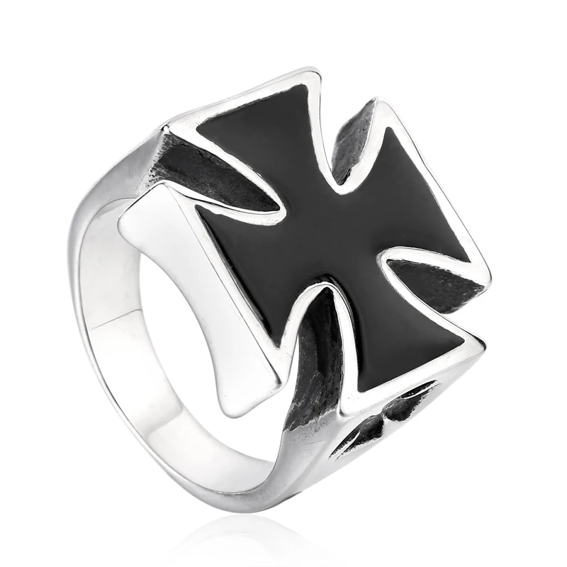 stainless steel cross rock biker punk ring personality unique cool jewelry high quality | Украшения и аксессуары