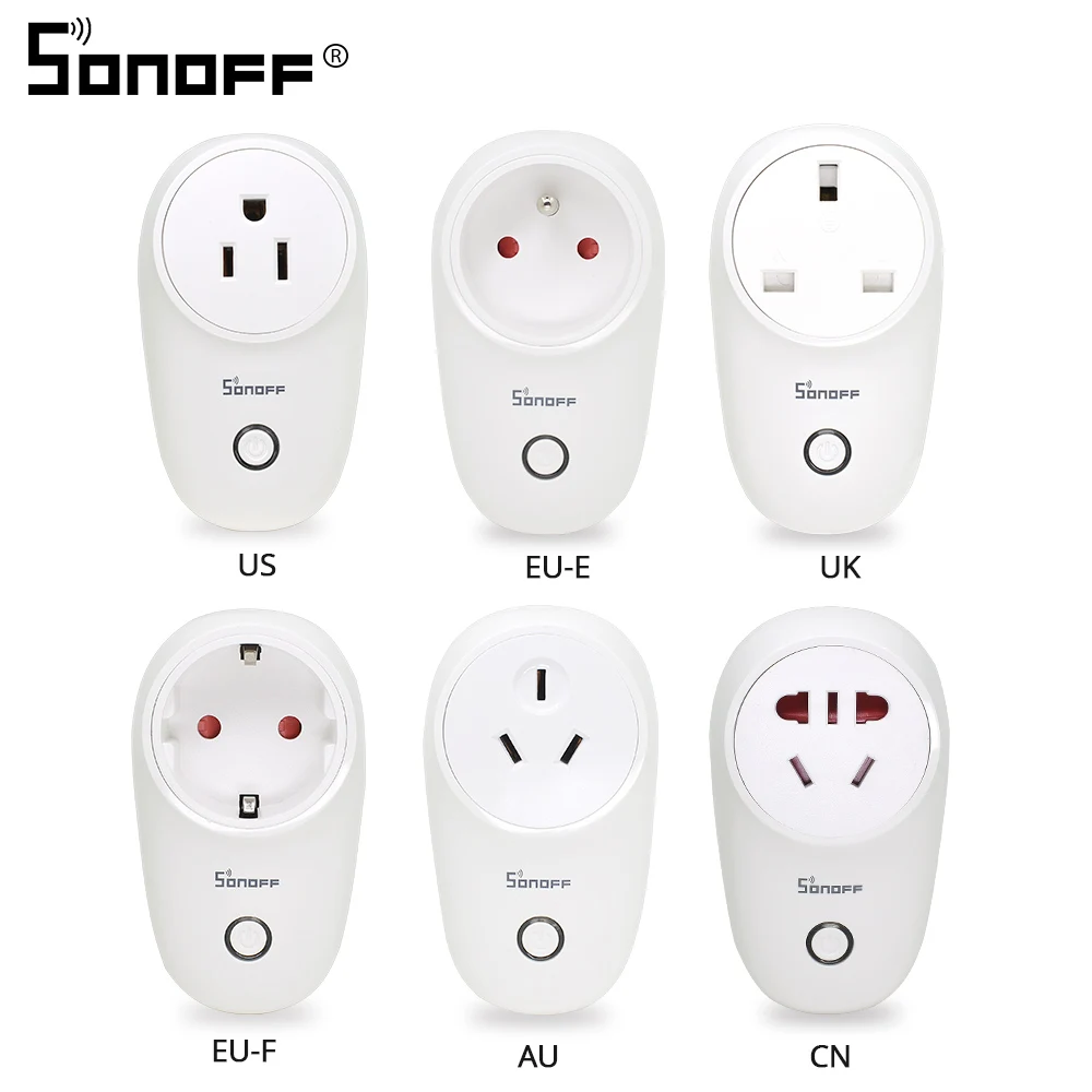 Sooff S26 Базовая умная розетка с Wi Fi AU/CN/EU/UK/US беспроводная вилка умный дом
