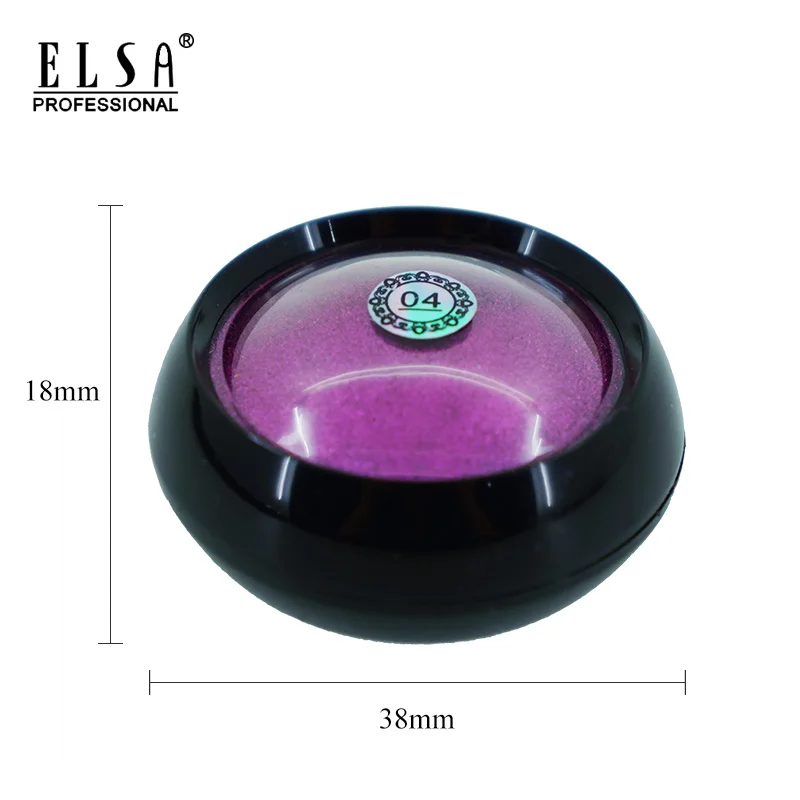 Супер блеск для ногтей ELSA блестящий зеркальный порошок из титана розовое золото