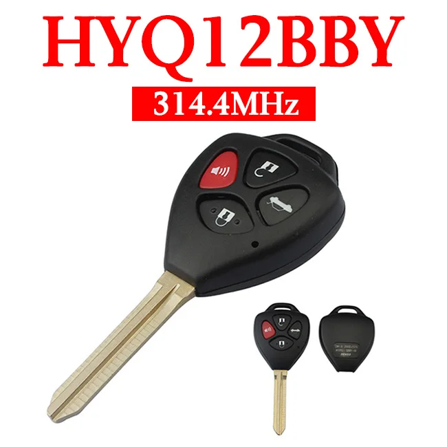 3 + 1 кнопки 315 МГц дистанционный ключ для Toyota Camry / Corolla 2016 1011 с чипом 4D 67 HYQ12BBY|Ключ от