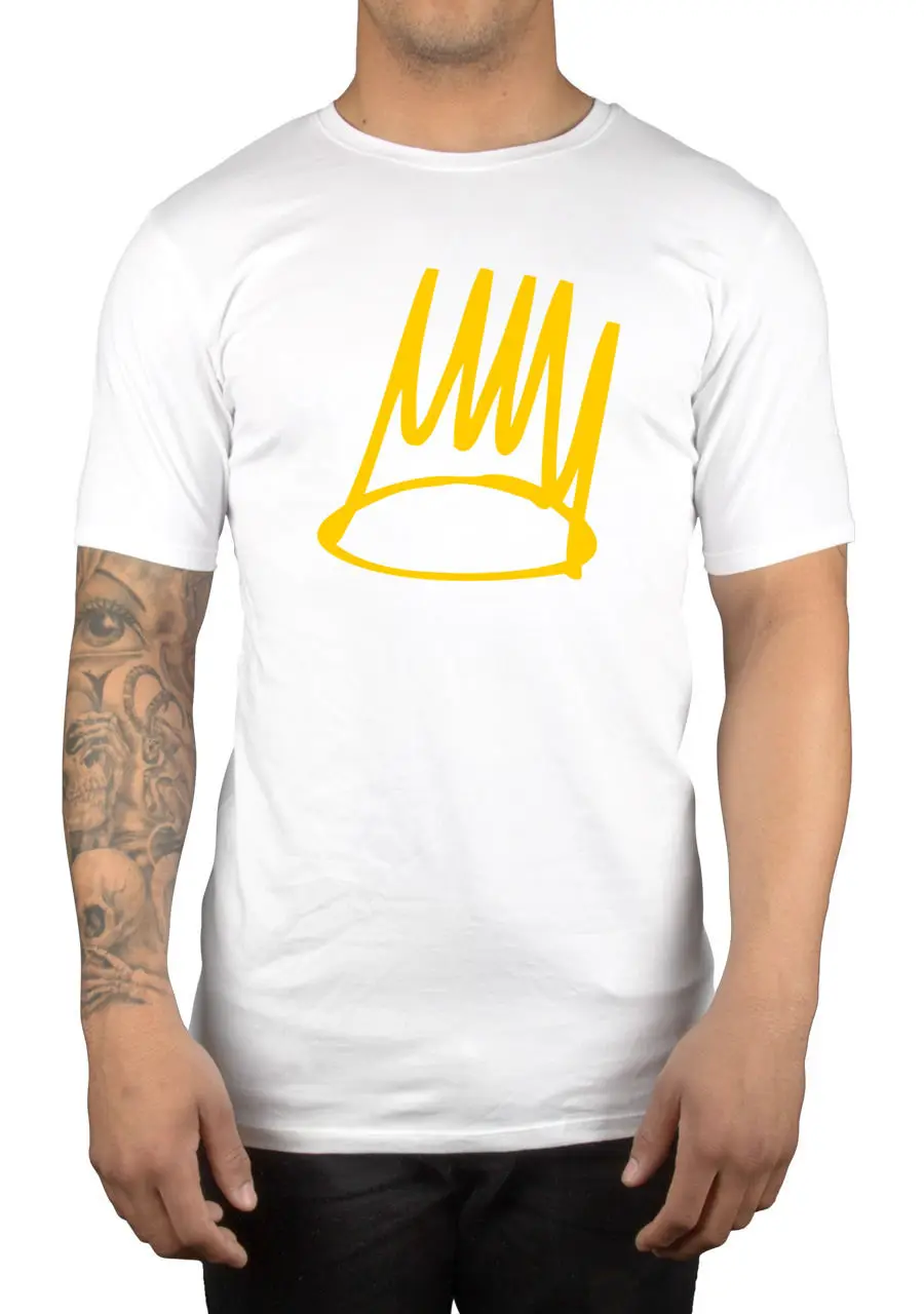 Футболка мужская с логотипом J Cole Born Sinner модная повседневная рубашка унисекс в