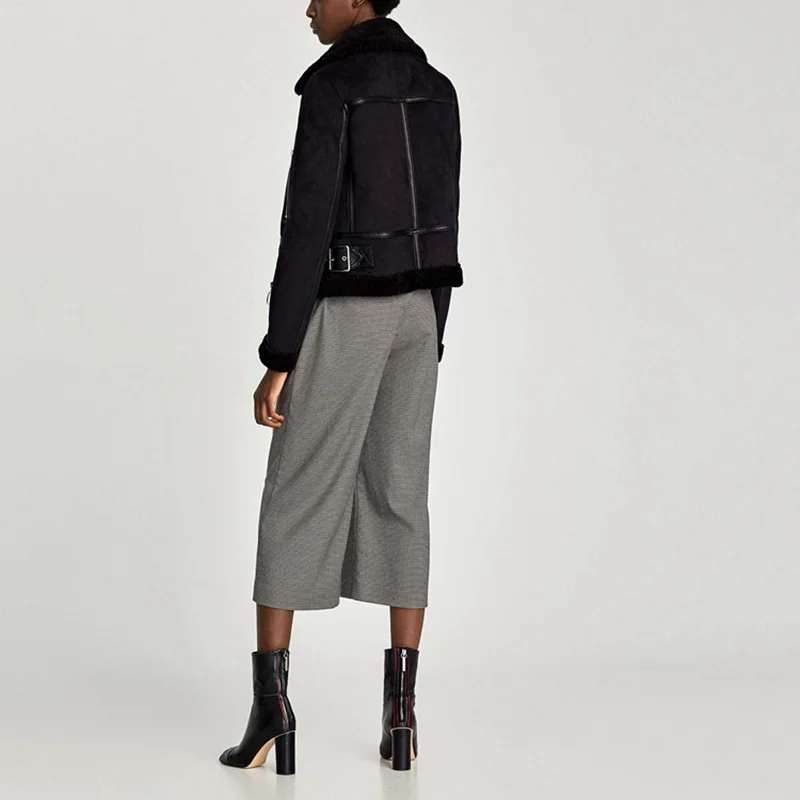 Женское кашемировое пальто теплая замшевая куртка 2019 | Женская одежда