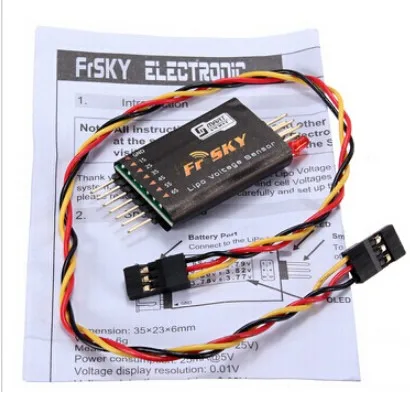 Frsky FLVSS Lipo Напряжение обновления Сенсор и Дисплей для 2-полосная телеметрии Системы